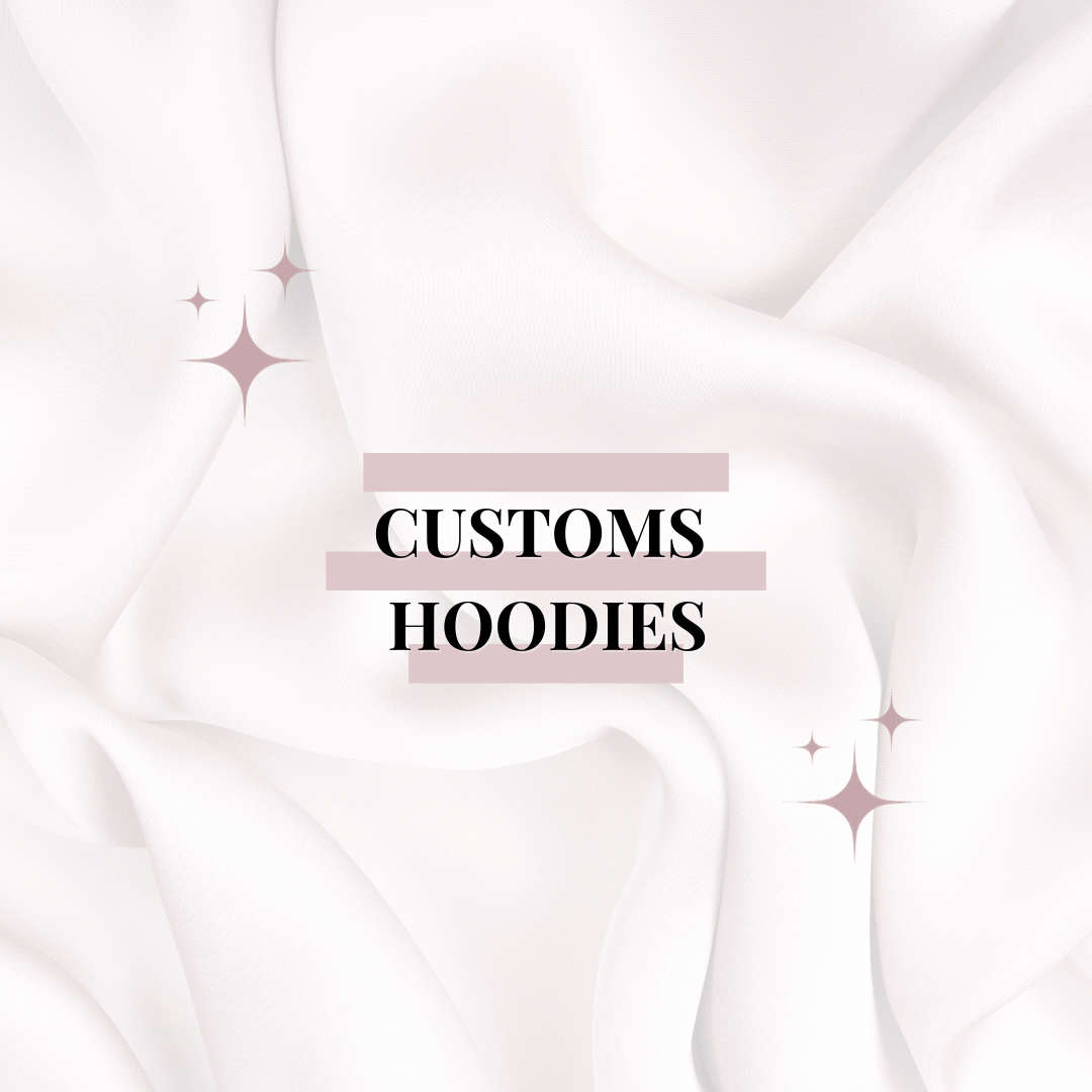 Custom hoodie with logo or design