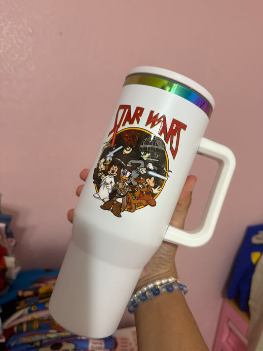 40oz tumbler white