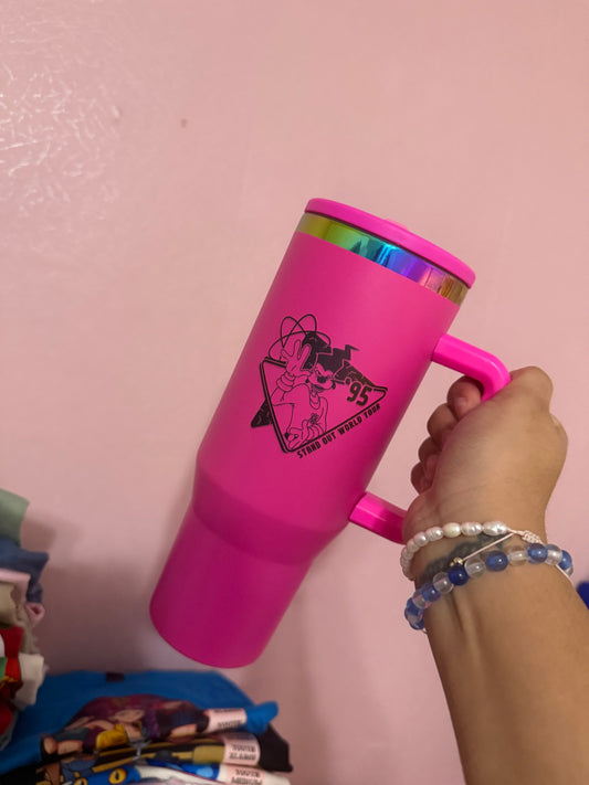 40oz tumbler pink