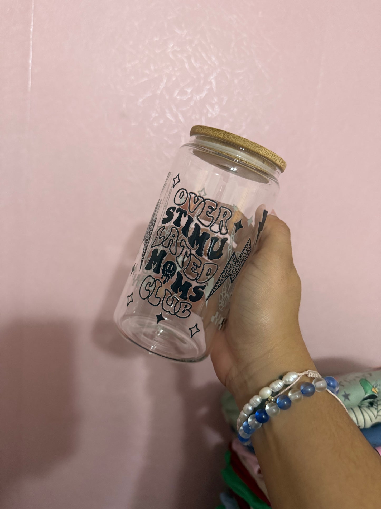 Glass cup overstimulated