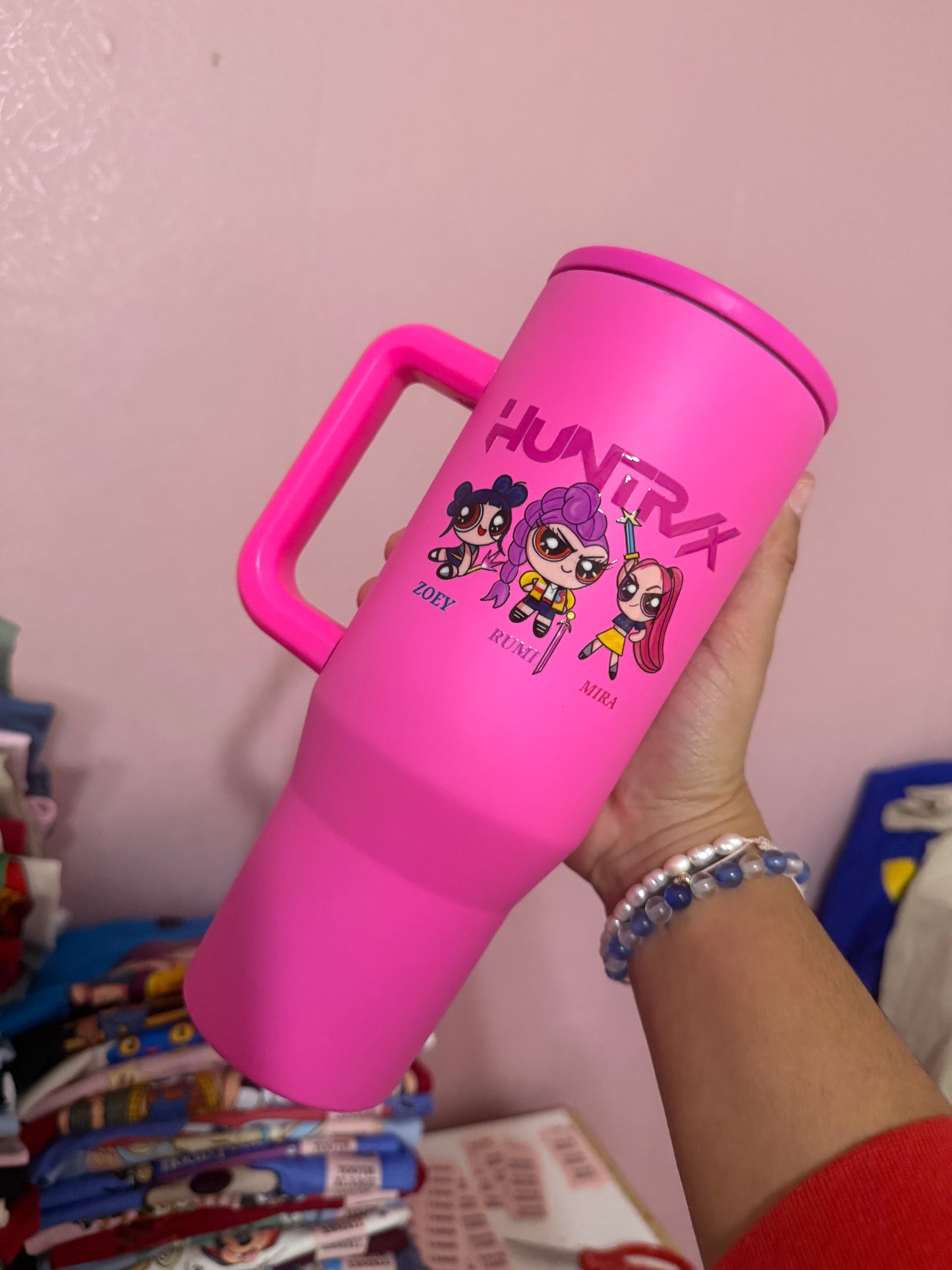 40oz tumbler huntrix