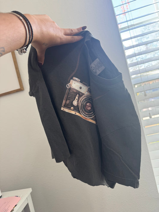 Camera Crop top
