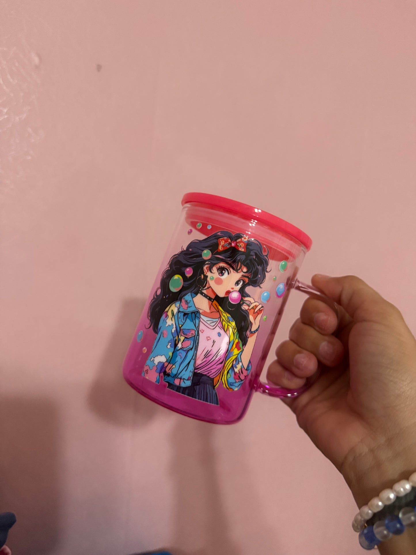 Glass cup anime