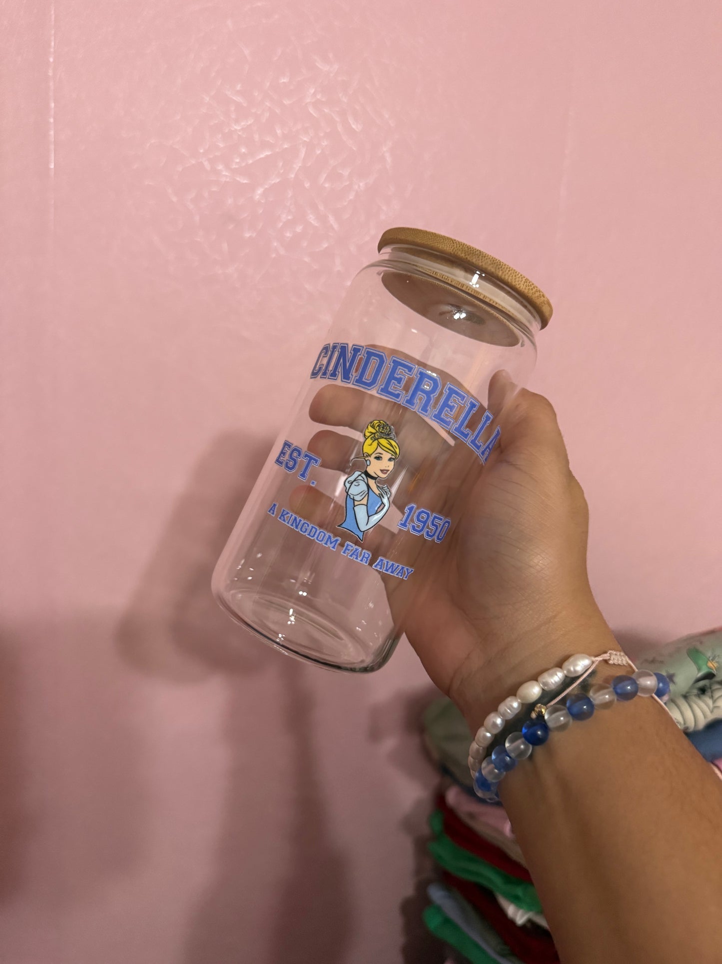 Glass cup Cinderella