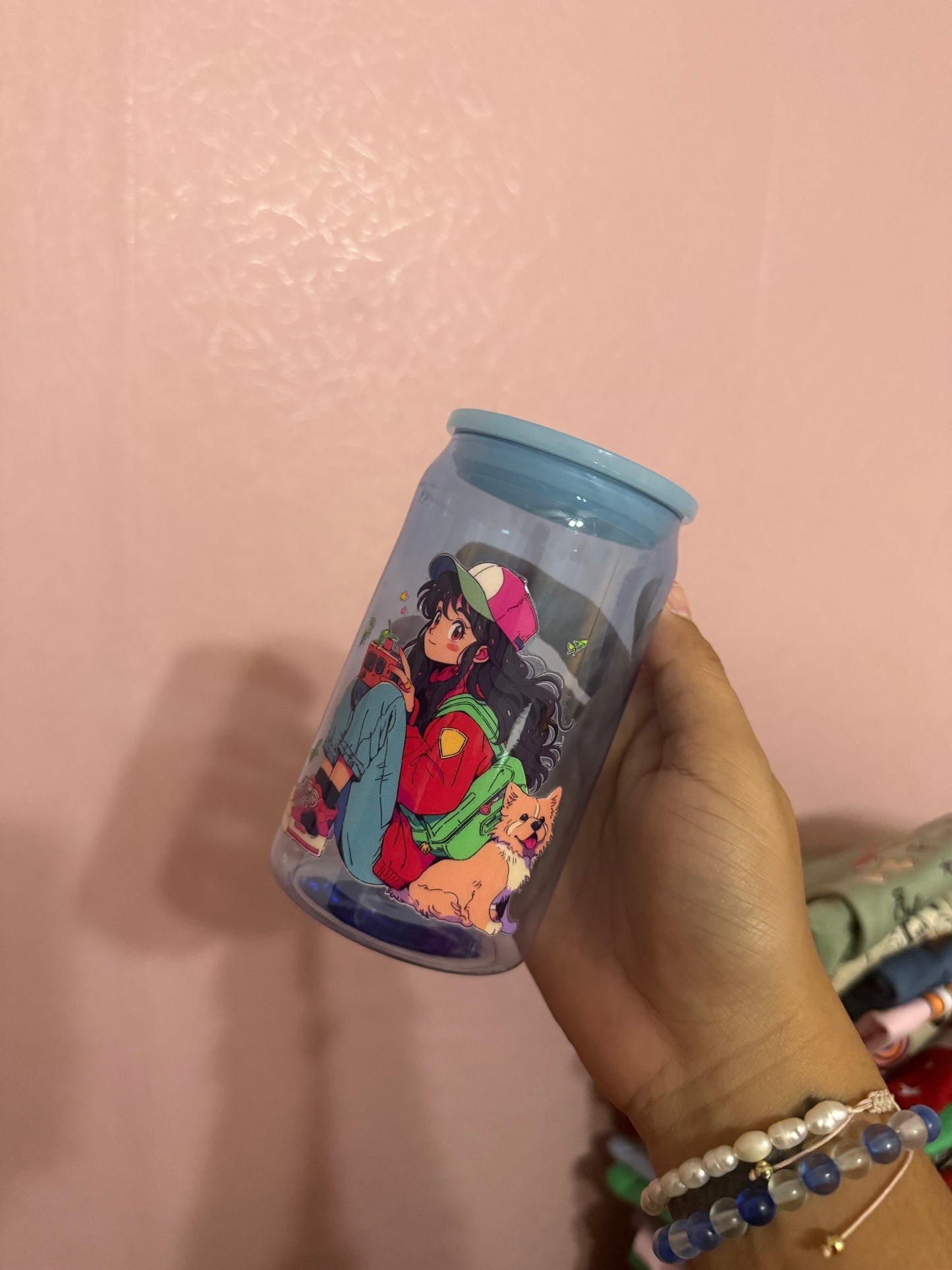 Plastic cup anime