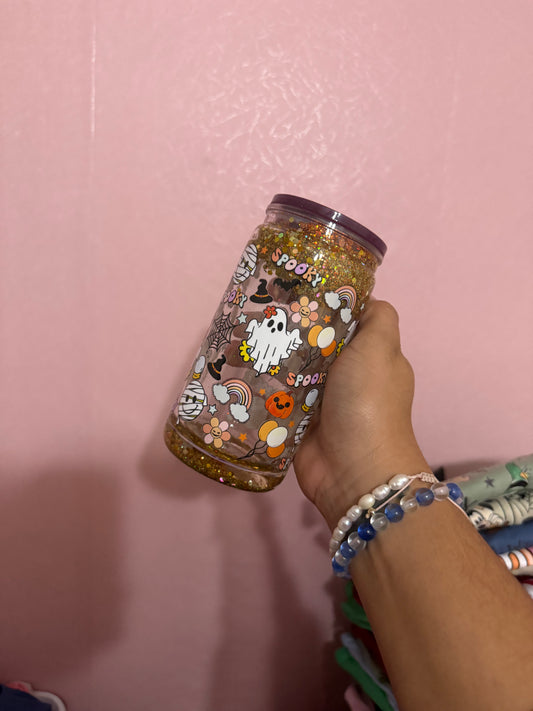 Snow globe cup Halloween
