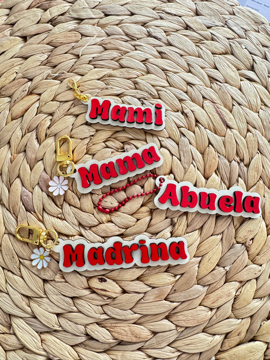 Name keychain (wood)