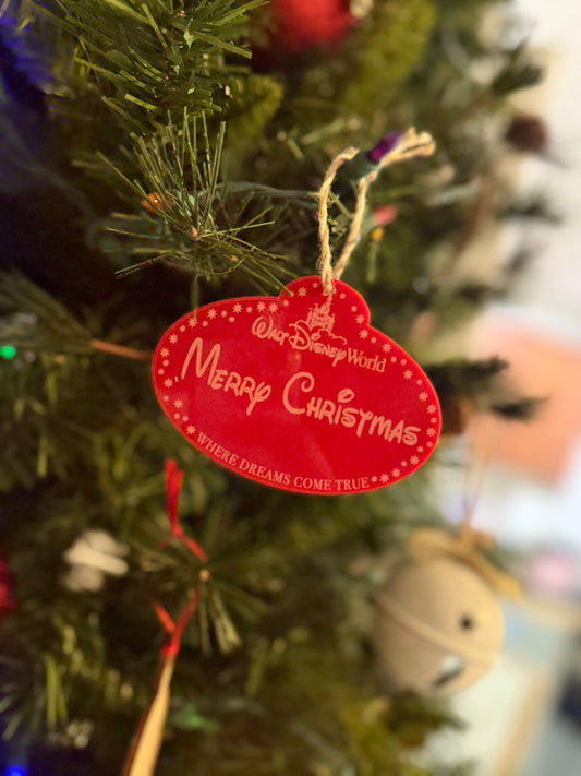 Acrylic ornament sign