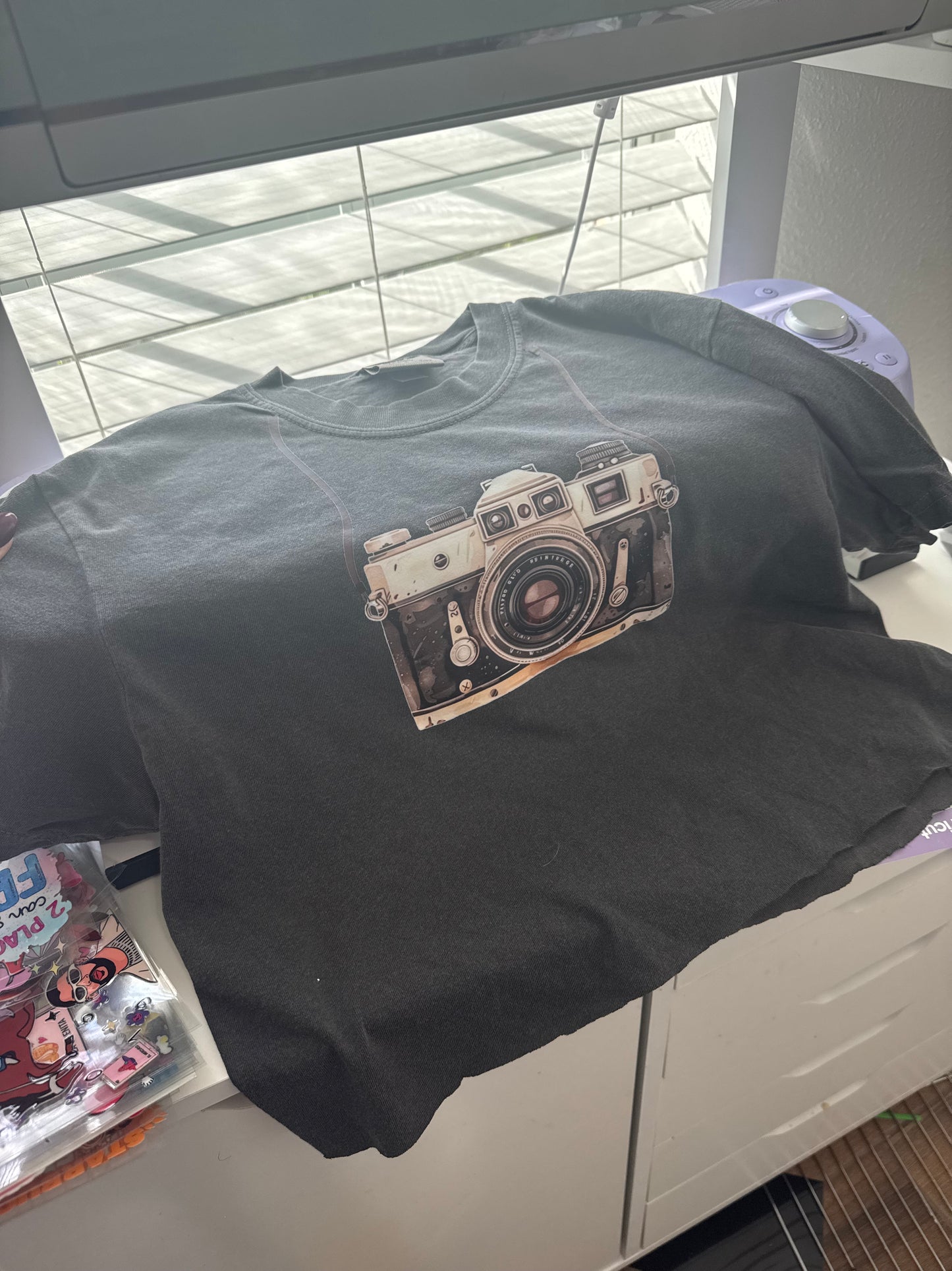 Camera Crop top